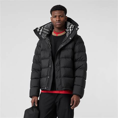 men's burberry puffer coat